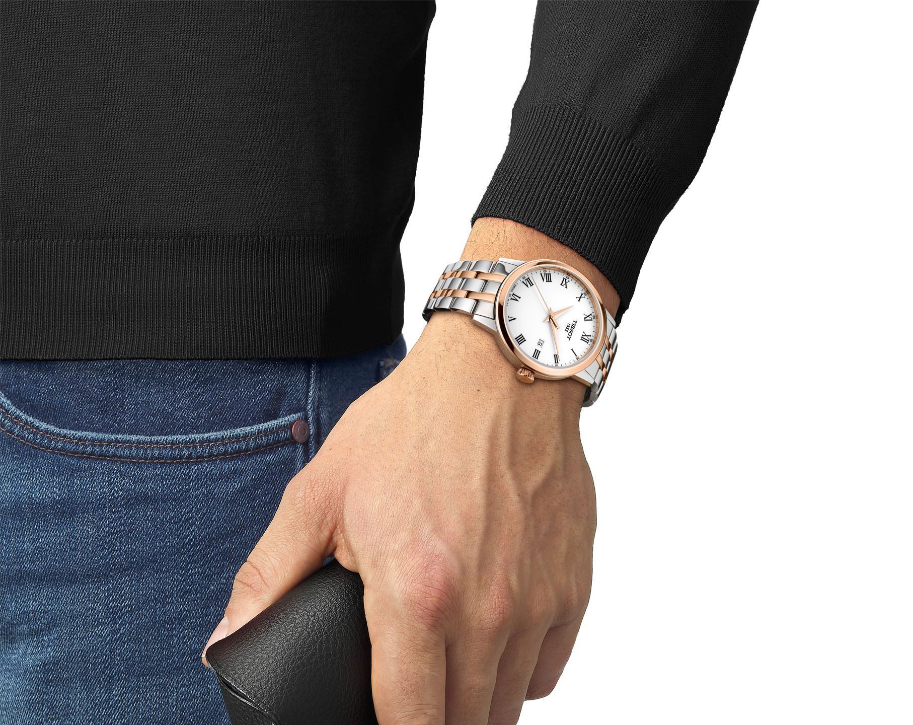 Tissot T-Classic Tissot Classic Dream White Dial 42 mm Quartz Watch For Men - 5