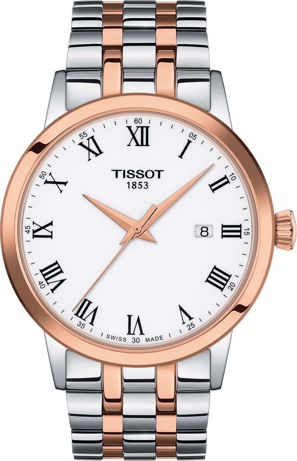 Tissot T-Classic Tissot Classic Dream White Dial 42 mm Quartz Watch For Men - 1