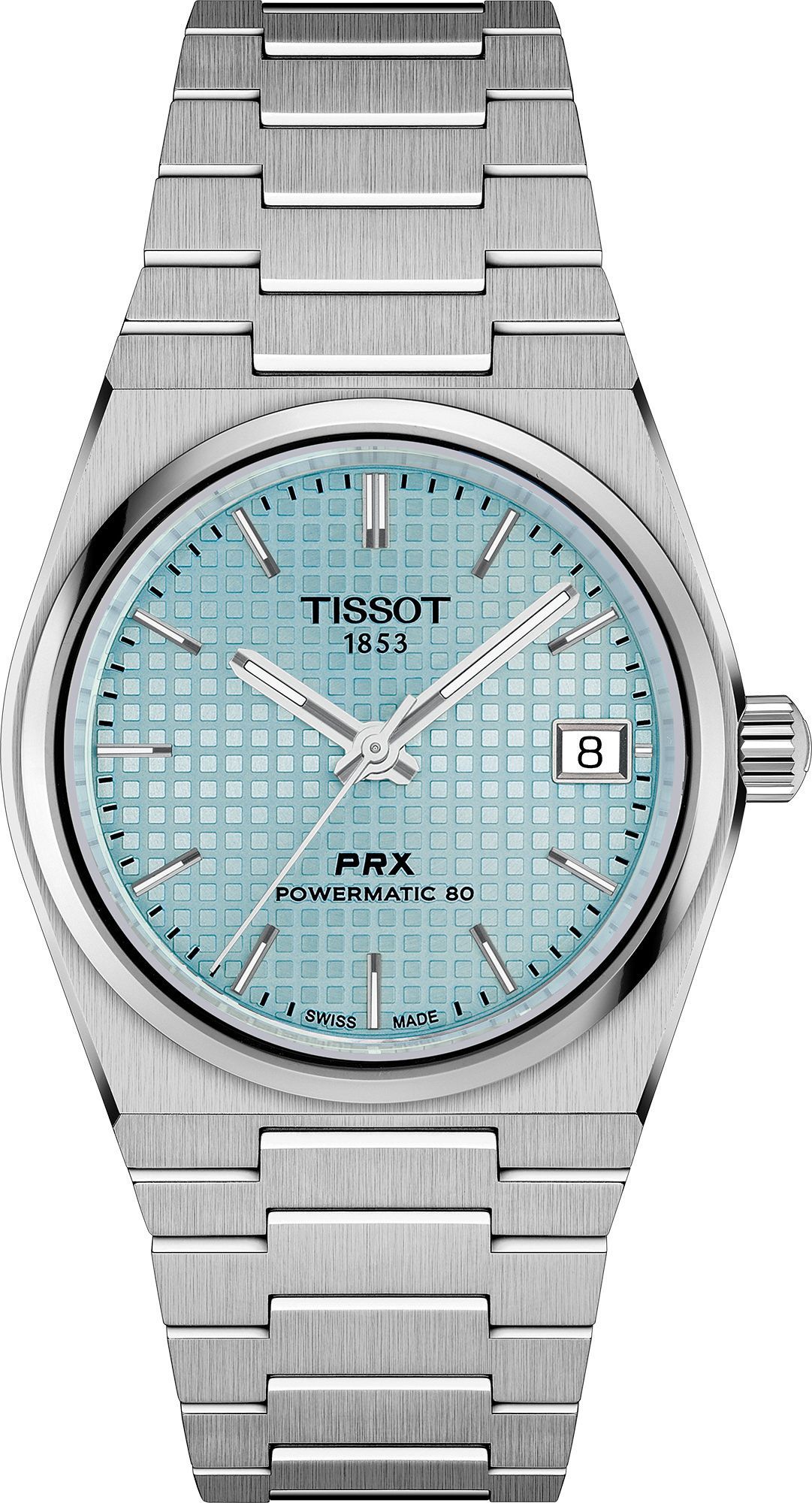 Tissot T-Classic Tissot PRX Blue Dial 35 mm Automatic Watch For Women - 1