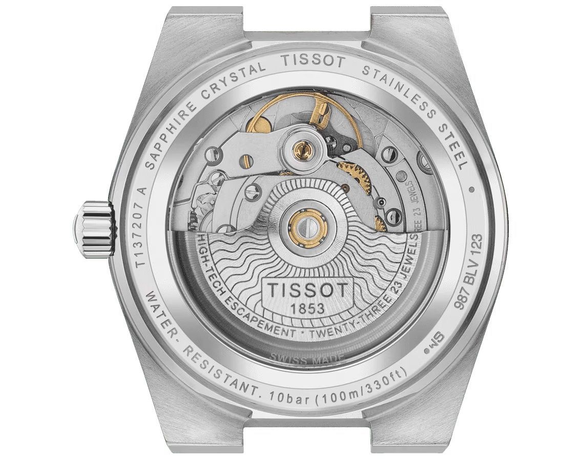 Tissot T-Classic Tissot PRX Blue Dial 35 mm Automatic Watch For Women - 3