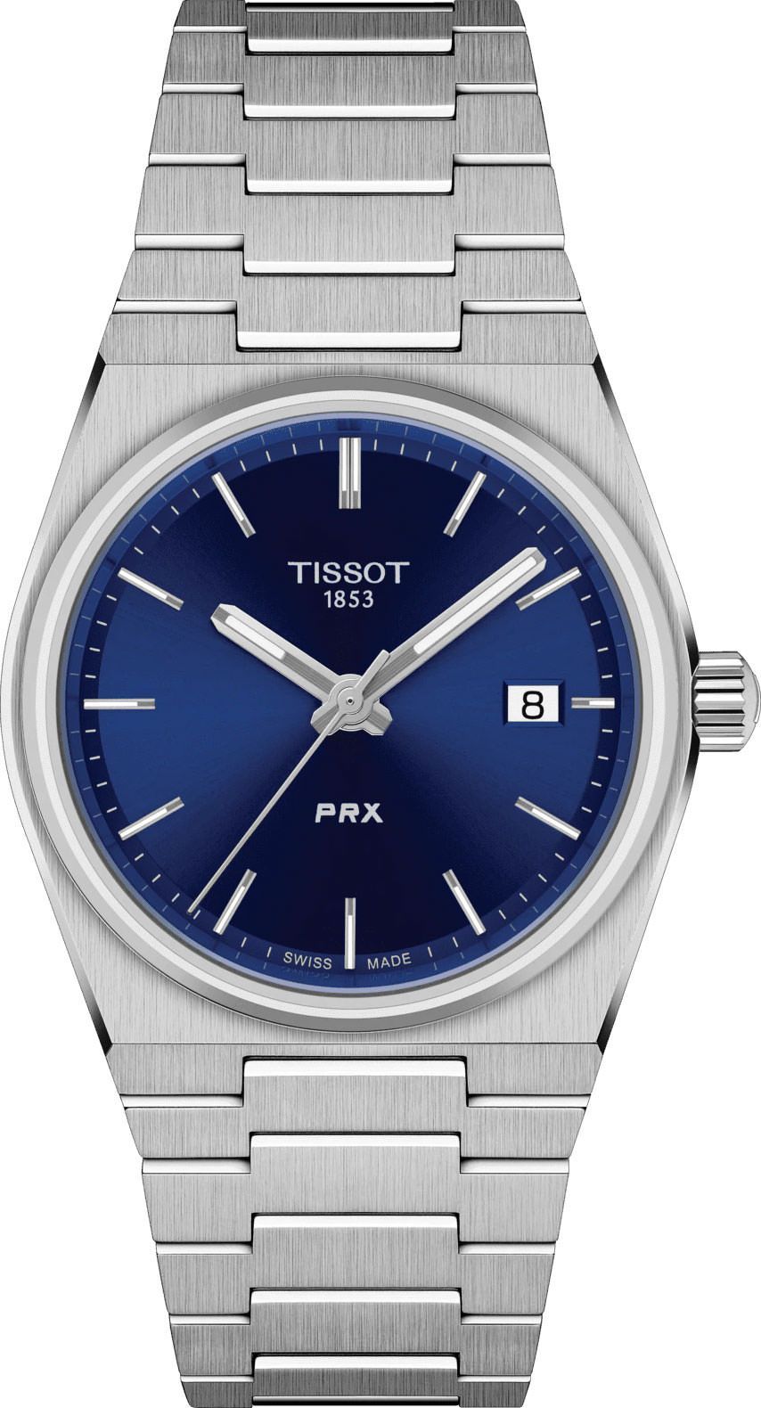 Tissot T-Classic Tissot PRX Blue Dial 35 mm Quartz Watch For Unisex - 1