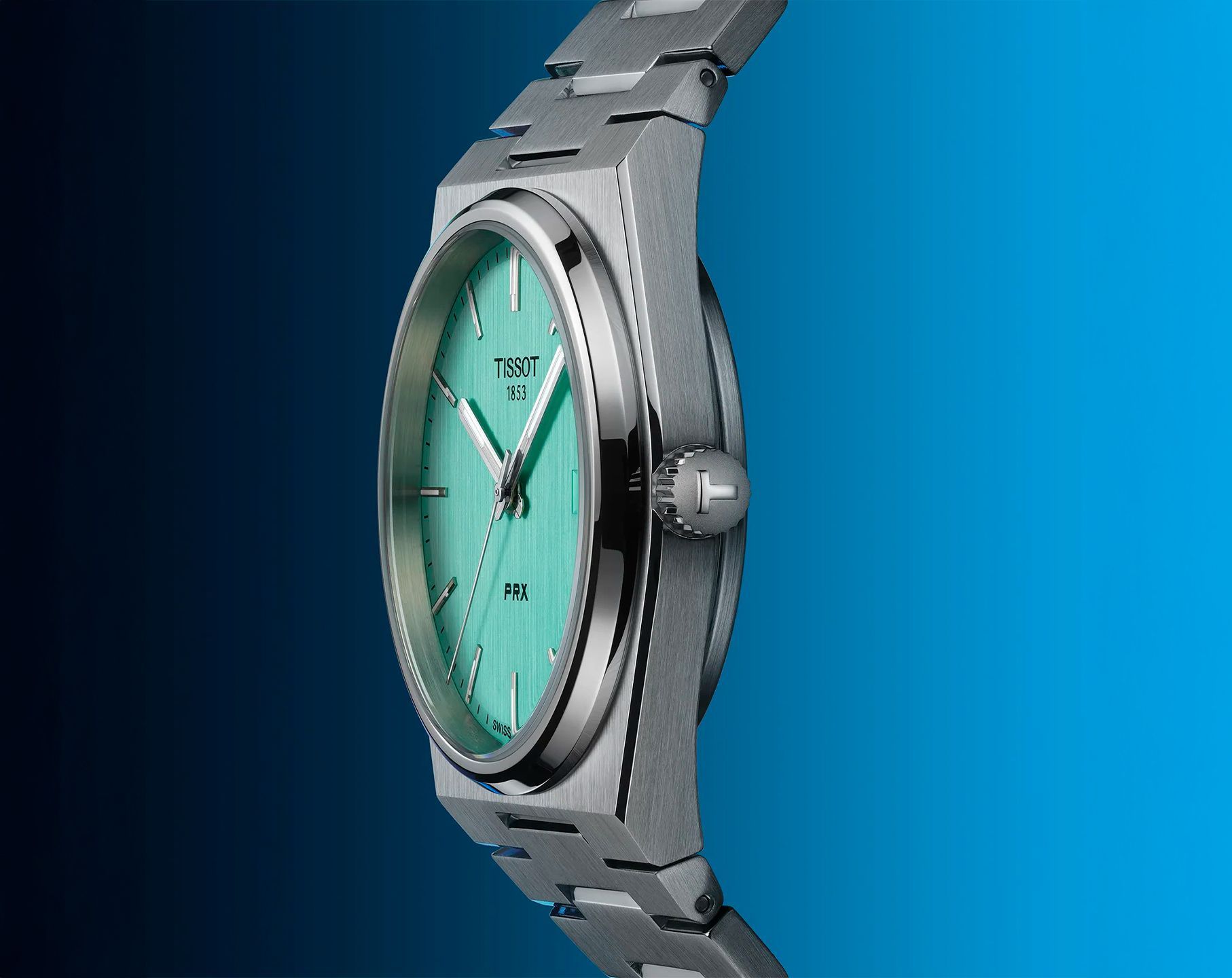 Tissot T-Classic Tissot PRX Green Dial 35 mm Quartz Watch For Women - 5