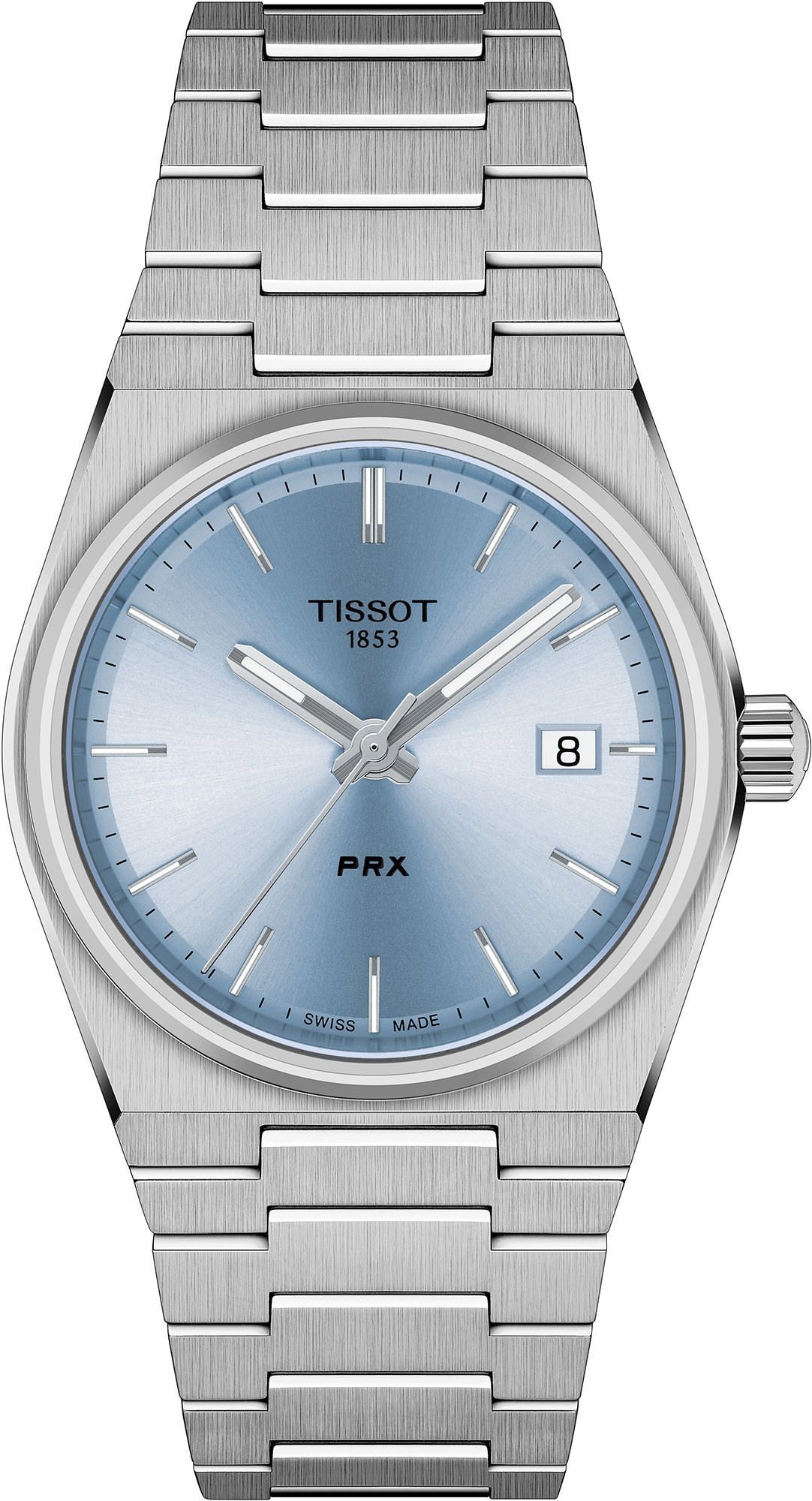 Tissot T-Classic Tissot PRX Blue Dial 35 mm Quartz Watch For Unisex - 1