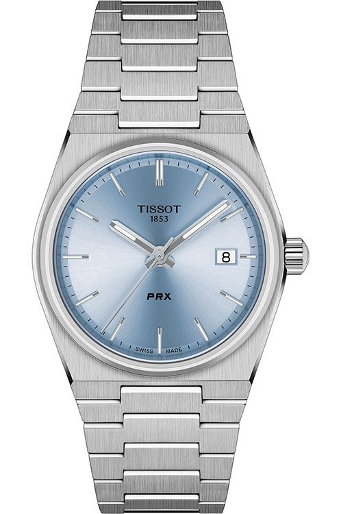 Tissot T-Classic Quartz Unisex Watches in Tonneau case Blue Dial