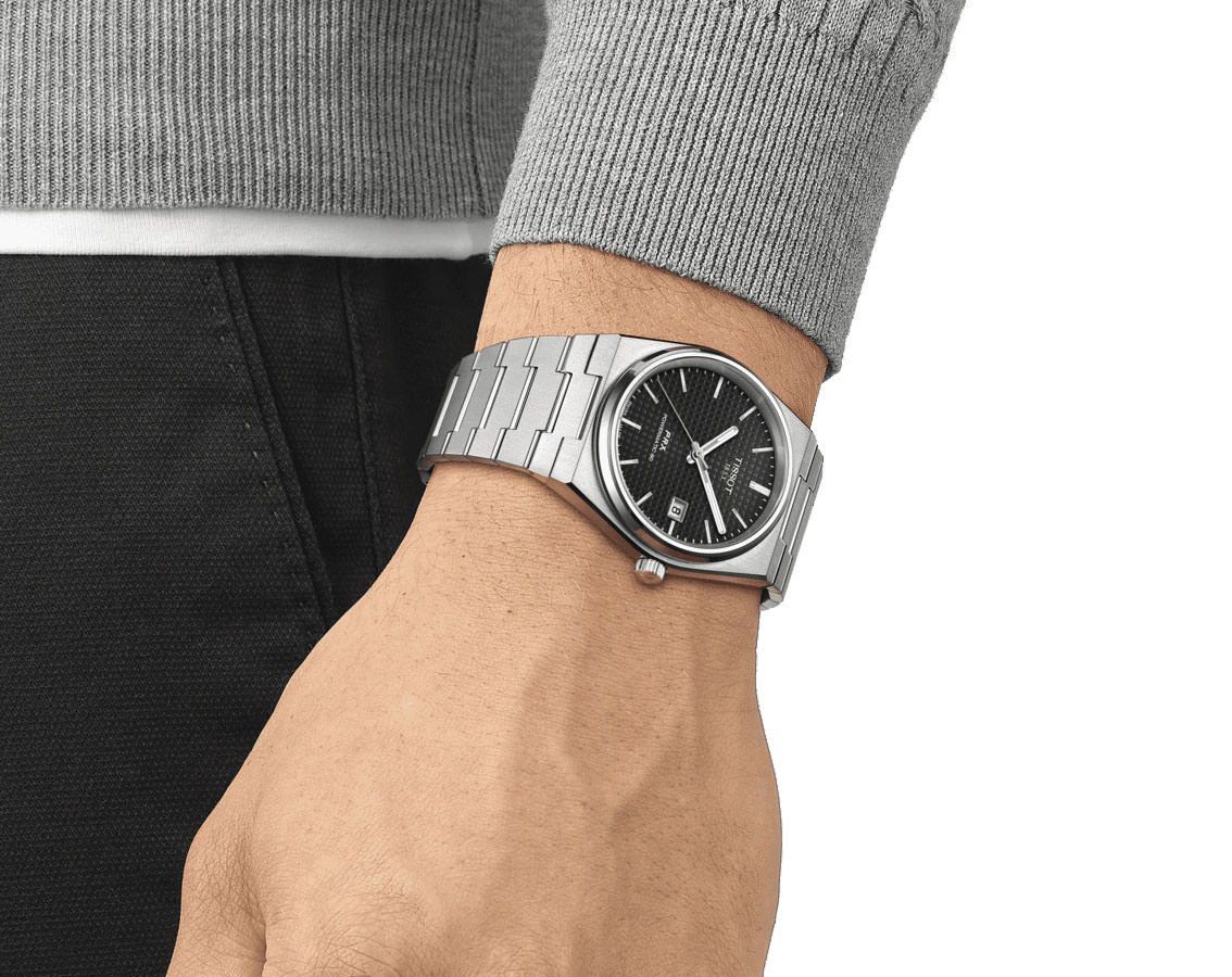 Tissot T-Classic Tissot PRX Black Dial 40 mm Automatic Watch For Men - 4