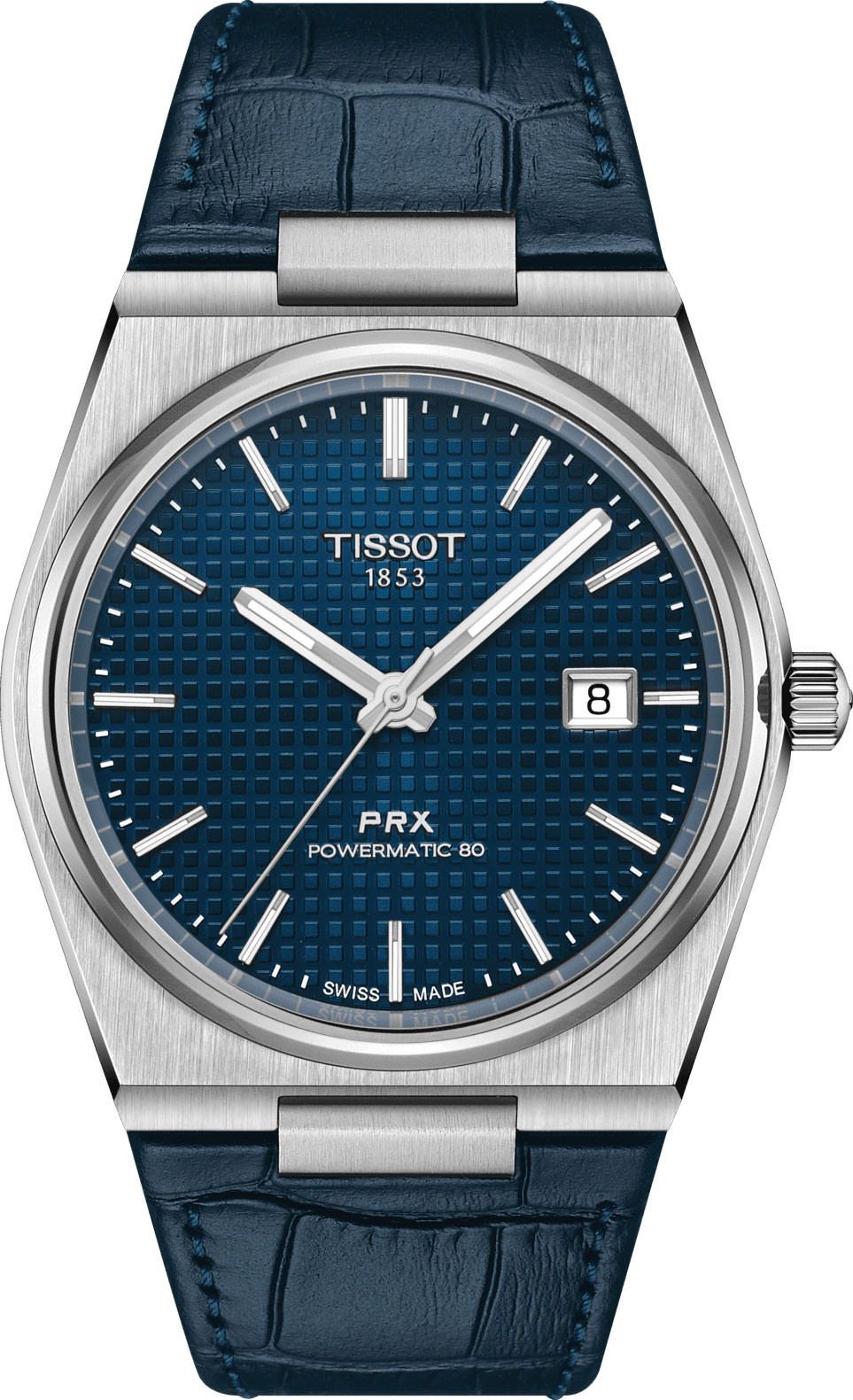 Tissot T-Classic Tissot PRX Blue Dial 40 mm Automatic Watch For Men - 1