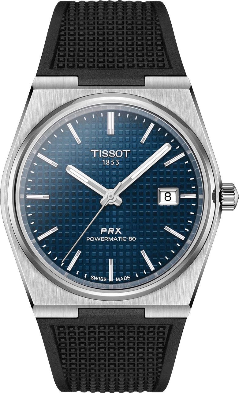Tissot T-Classic Tissot PRX Blue Dial 40 mm Automatic Watch For Men - 1