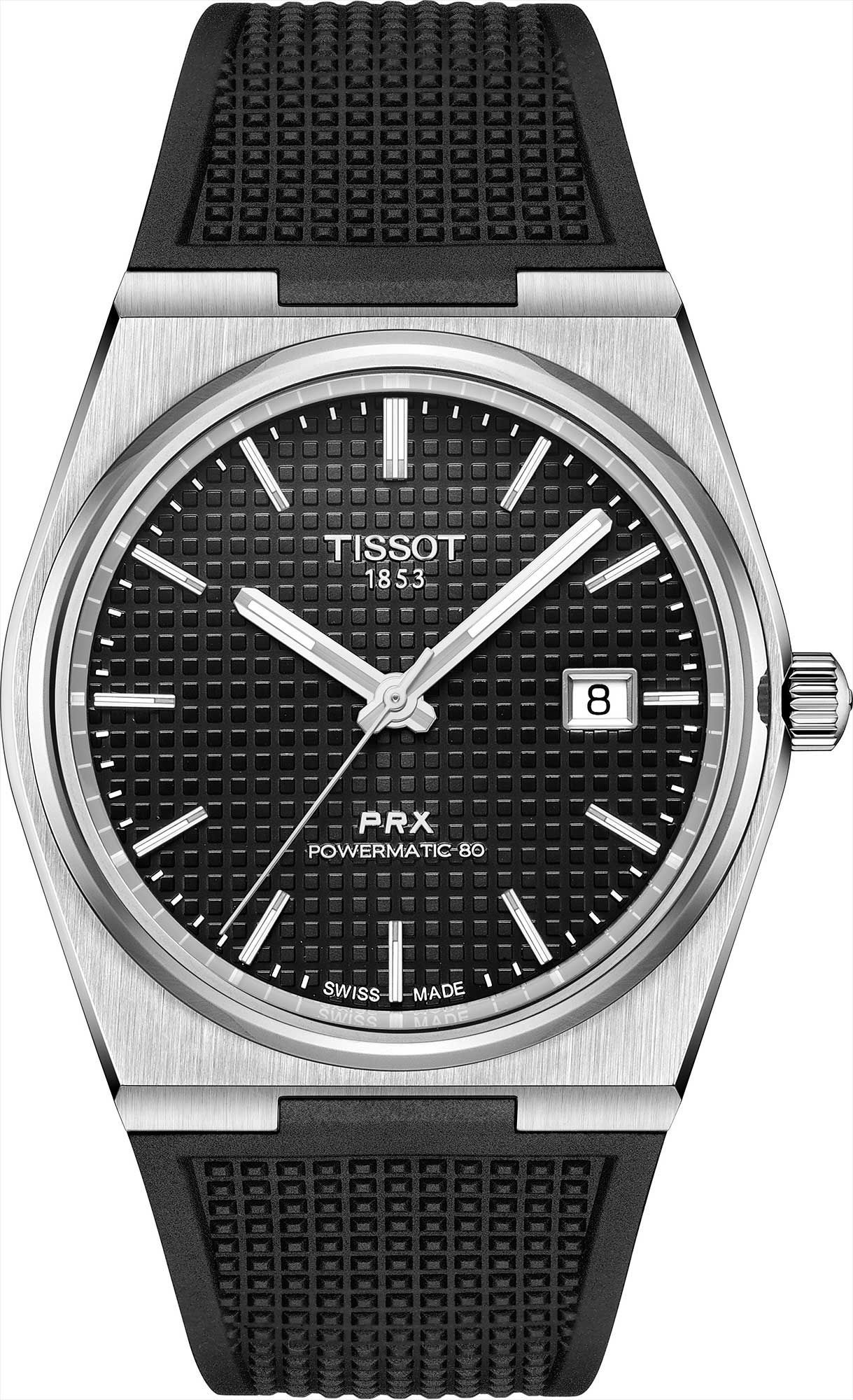 Tissot T-Classic Tissot PRX Black Dial 40 mm Automatic Watch For Men - 1