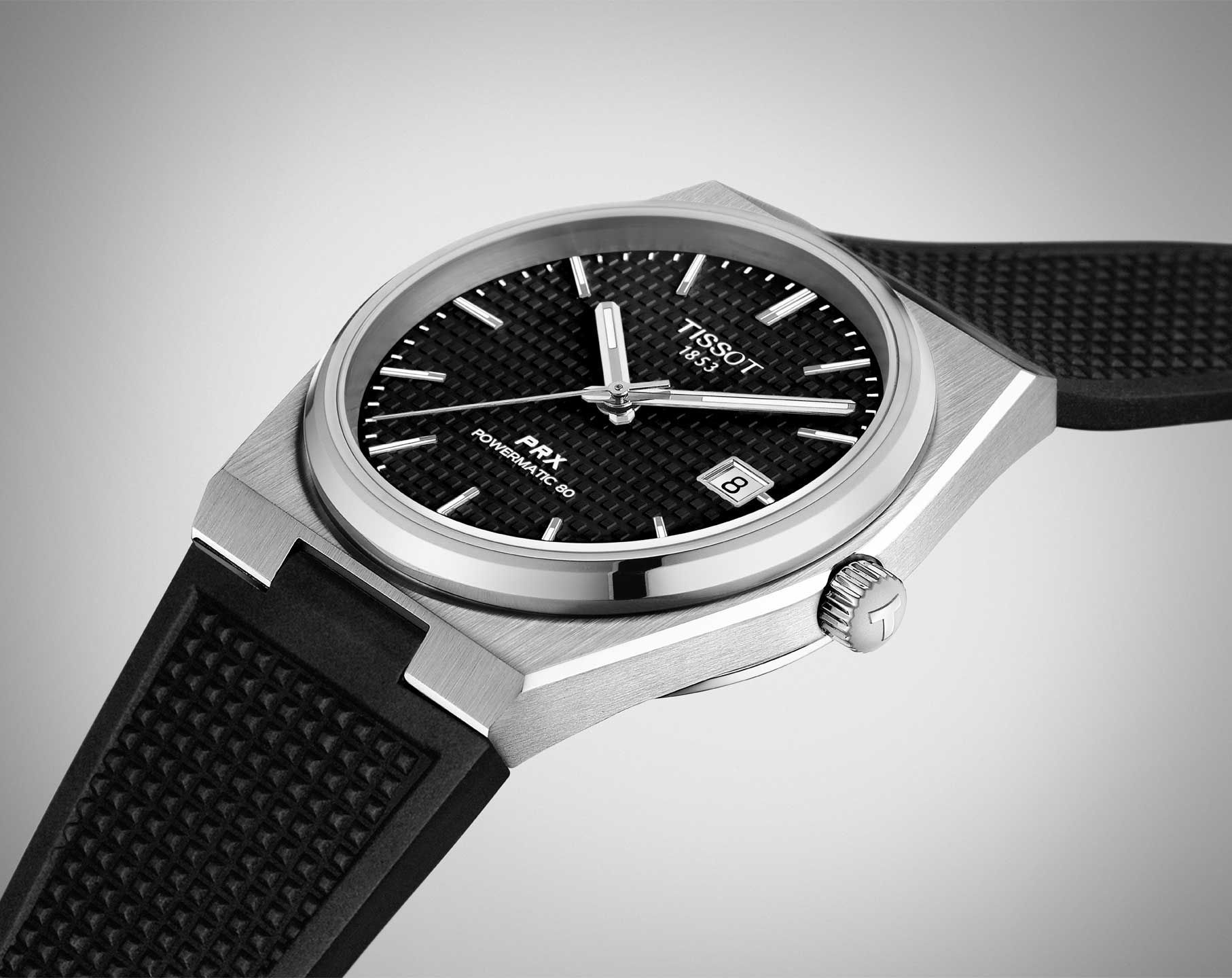 Tissot T-Classic Tissot PRX Black Dial 40 mm Automatic Watch For Men - 2