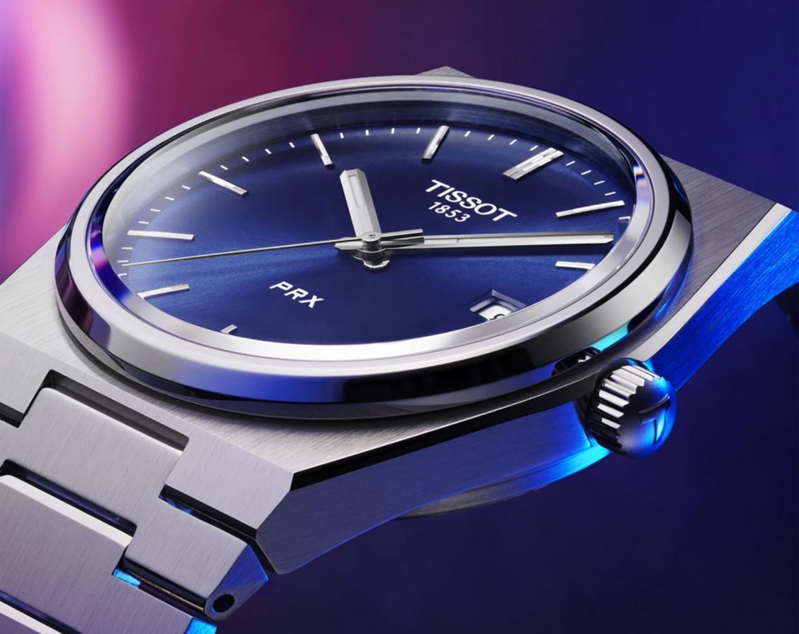 Tissot T-Classic Tissot PRX Blue Dial 40 mm Quartz Watch For Men - 5