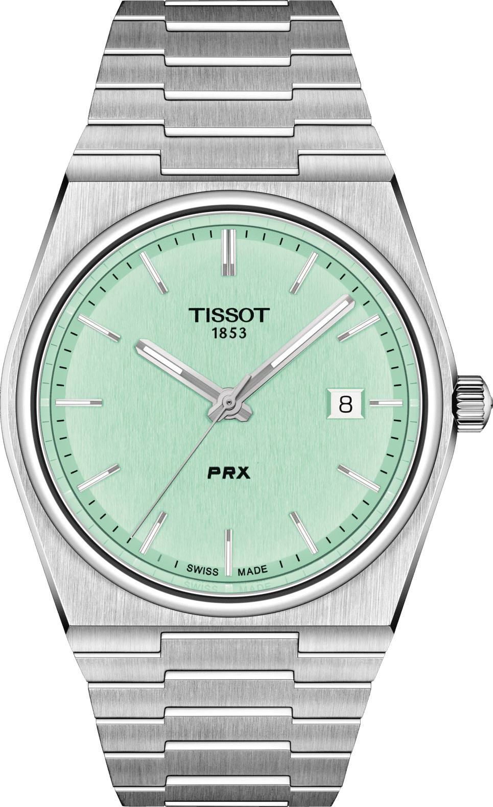 Tissot T-Classic Tissot PRX Green Dial 40 mm Quartz Watch For Men - 1
