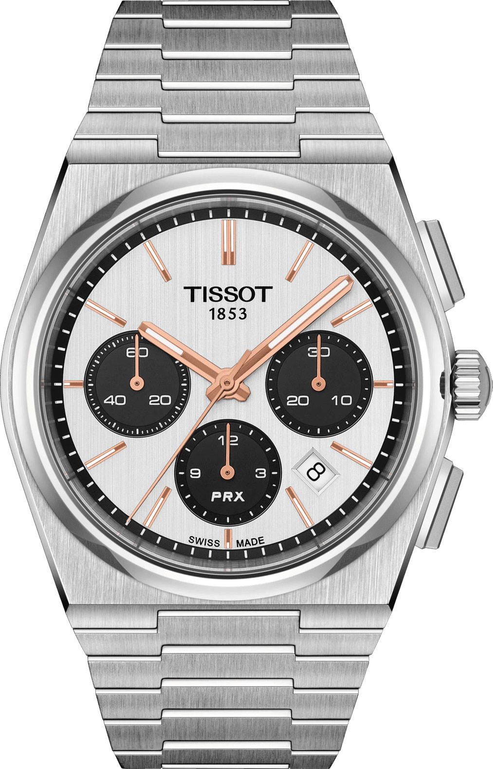 Tissot T-Classic Tissot PRX White Dial 42 mm Automatic Watch For Men - 1