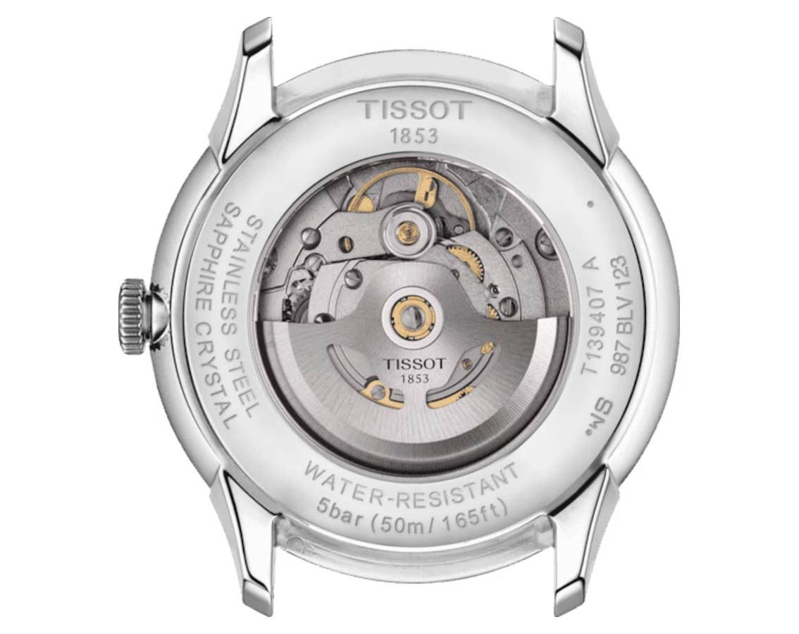 Tissot T-Classic Tissot Chemin Des Tourelles Green Dial 42 mm Automatic Watch For Men - 3