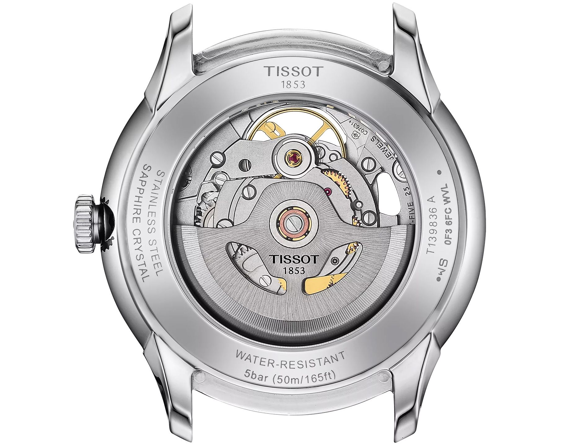 Tissot Two Timer Skeleton Watch TISSOT TWO TIMER クォーツ腕時計