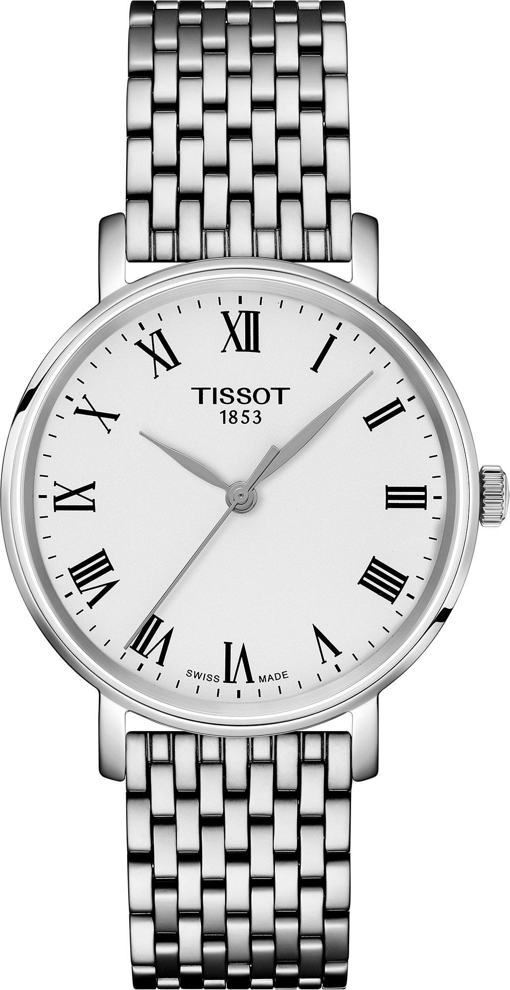Tissot T-Classic Tissot Everytime Silver Dial 34 mm Quartz Watch For Women - 1