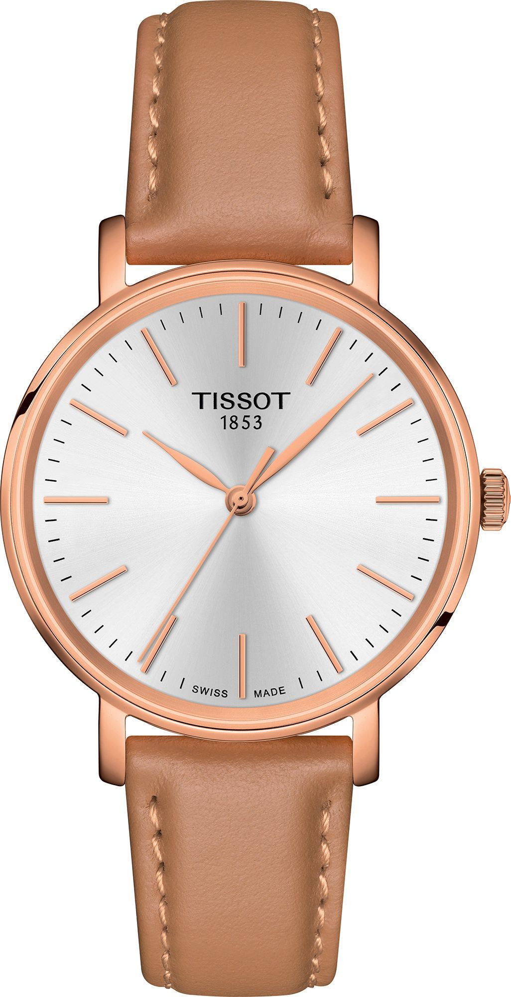 Tissot T-Classic Tissot Everytime White Dial 34 mm Quartz Watch For Women - 1