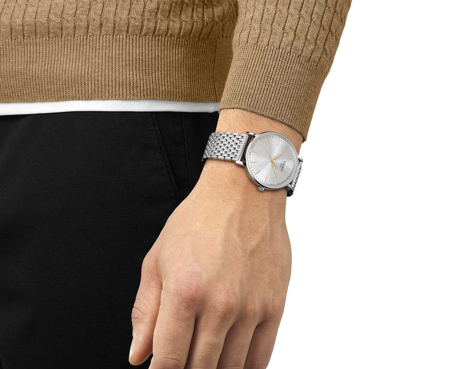 Tissot T-Classic Tissot Everytime White Dial 40 mm Quartz Watch For Men - 4