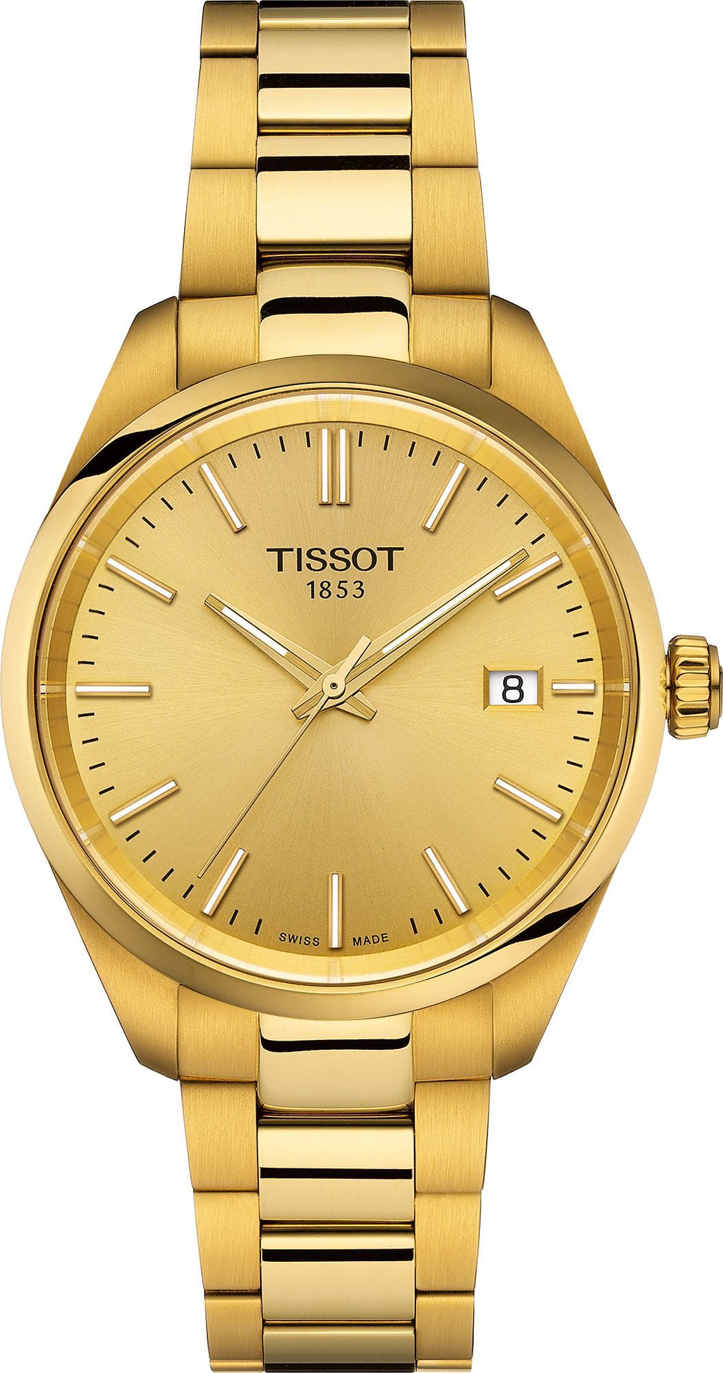 Tissot T-Classic Tissot PR 100 Champagne Dial 34 mm Quartz Watch For Women - 1