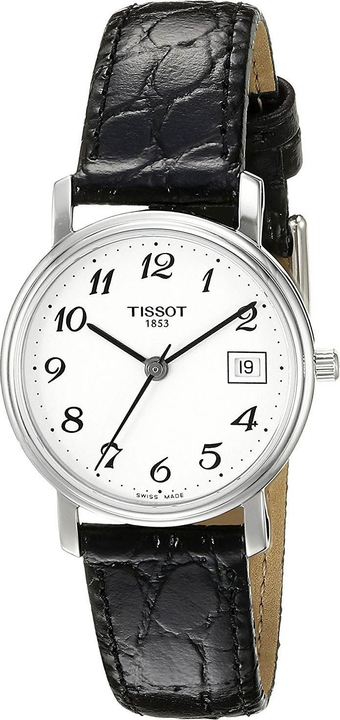 Tissot T-Classic Desire Lady White Dial 27 mm Quartz Watch For Women - 1