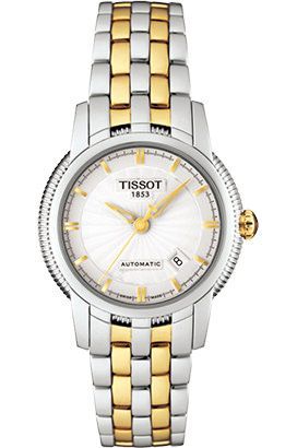 Tissot T-Classic Ballade III Silver Dial 28 mm Automatic Watch For Women - 1