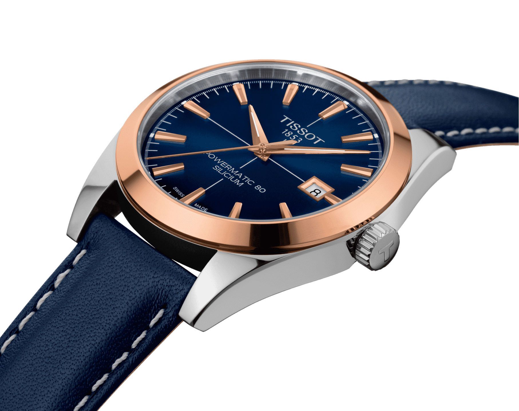 Tissot Tissot Gentleman 40 mm Watch in Blue Dial