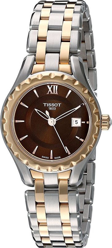 Tissot Lady Small Lady Quartz 28 mm Watch in Brown Dial For Women - 1