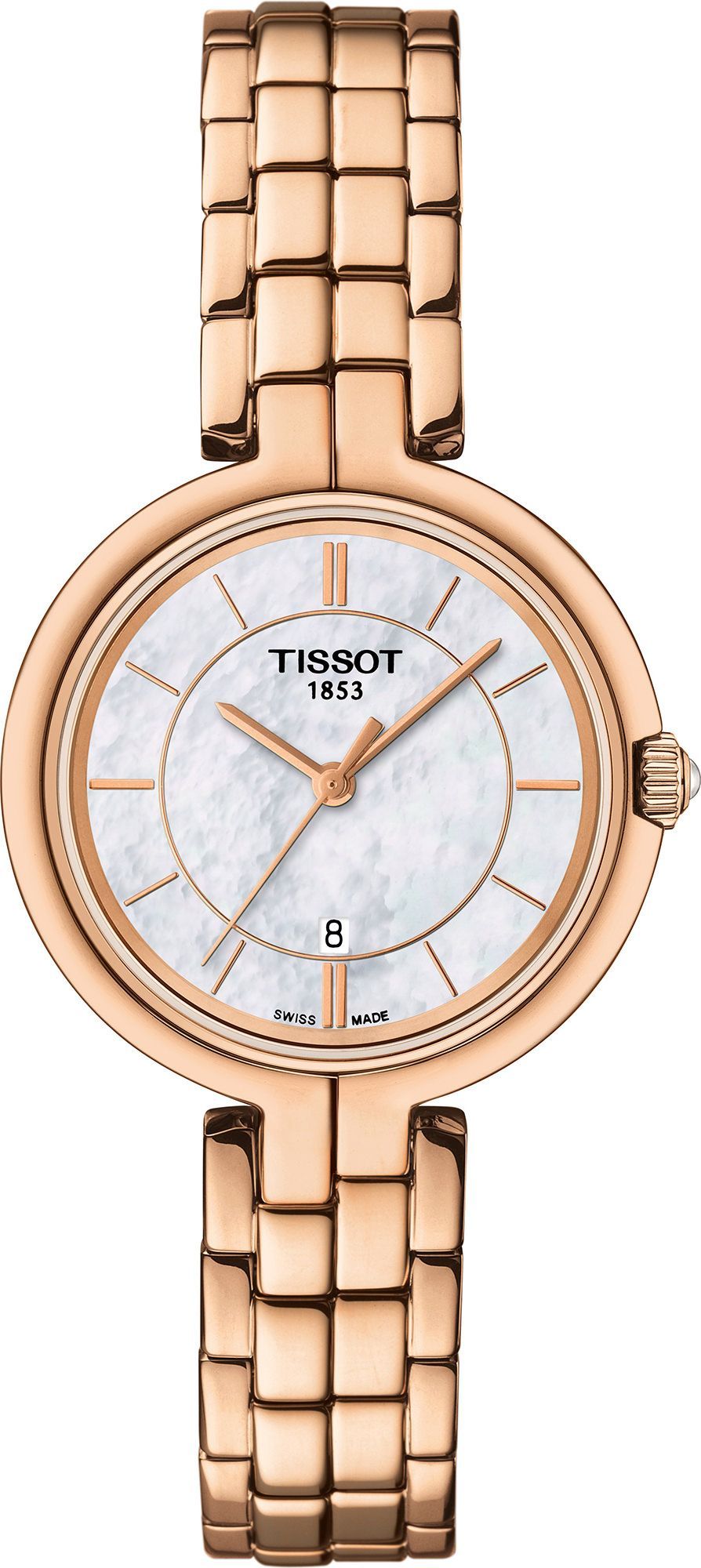 Tissot T-Lady Tissot Flamingo MOP Dial 26 mm Quartz Watch For Women - 1