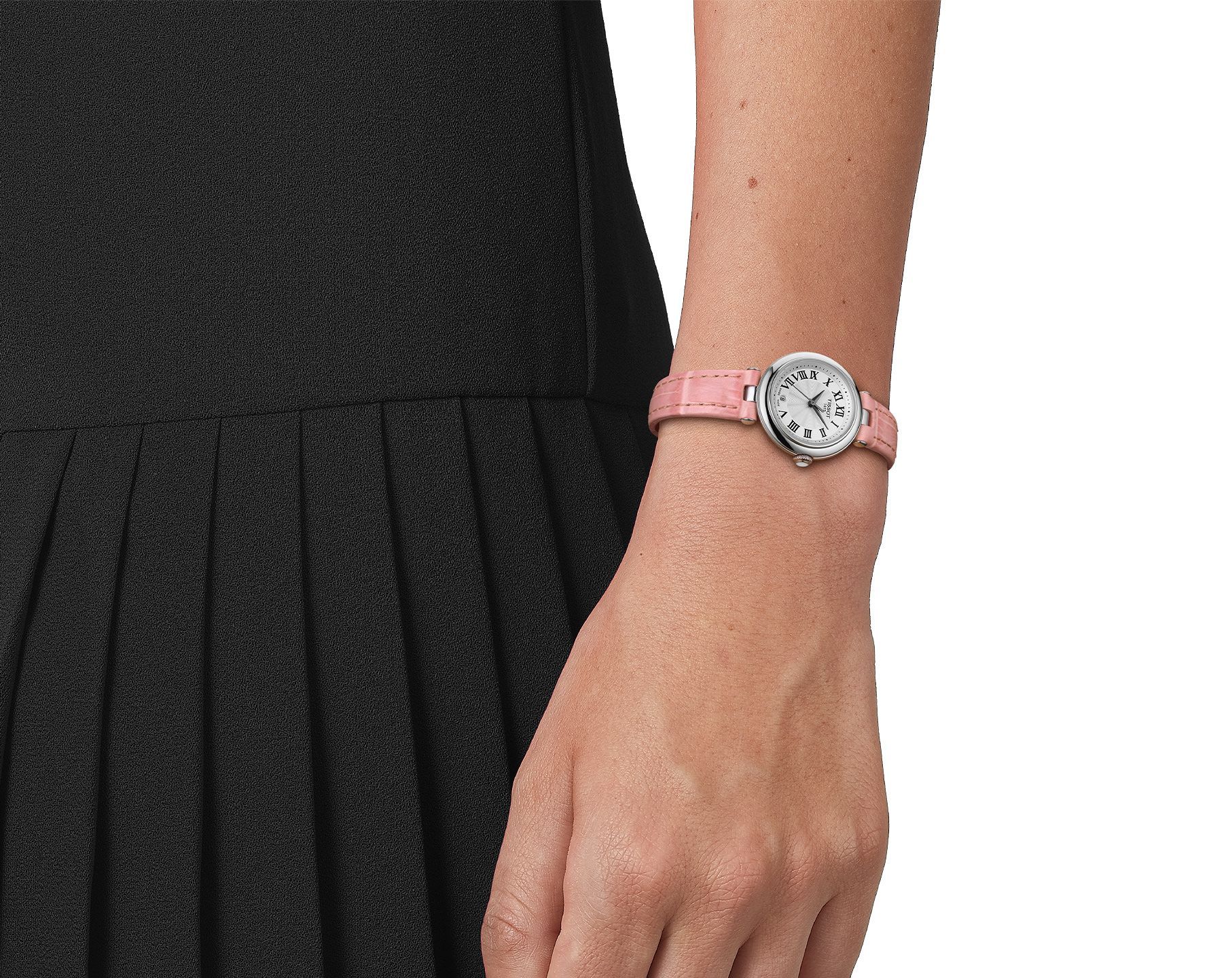 Tissot T-Lady Tissot Bellissima Silver Dial 26 mm Quartz Watch For Women - 4