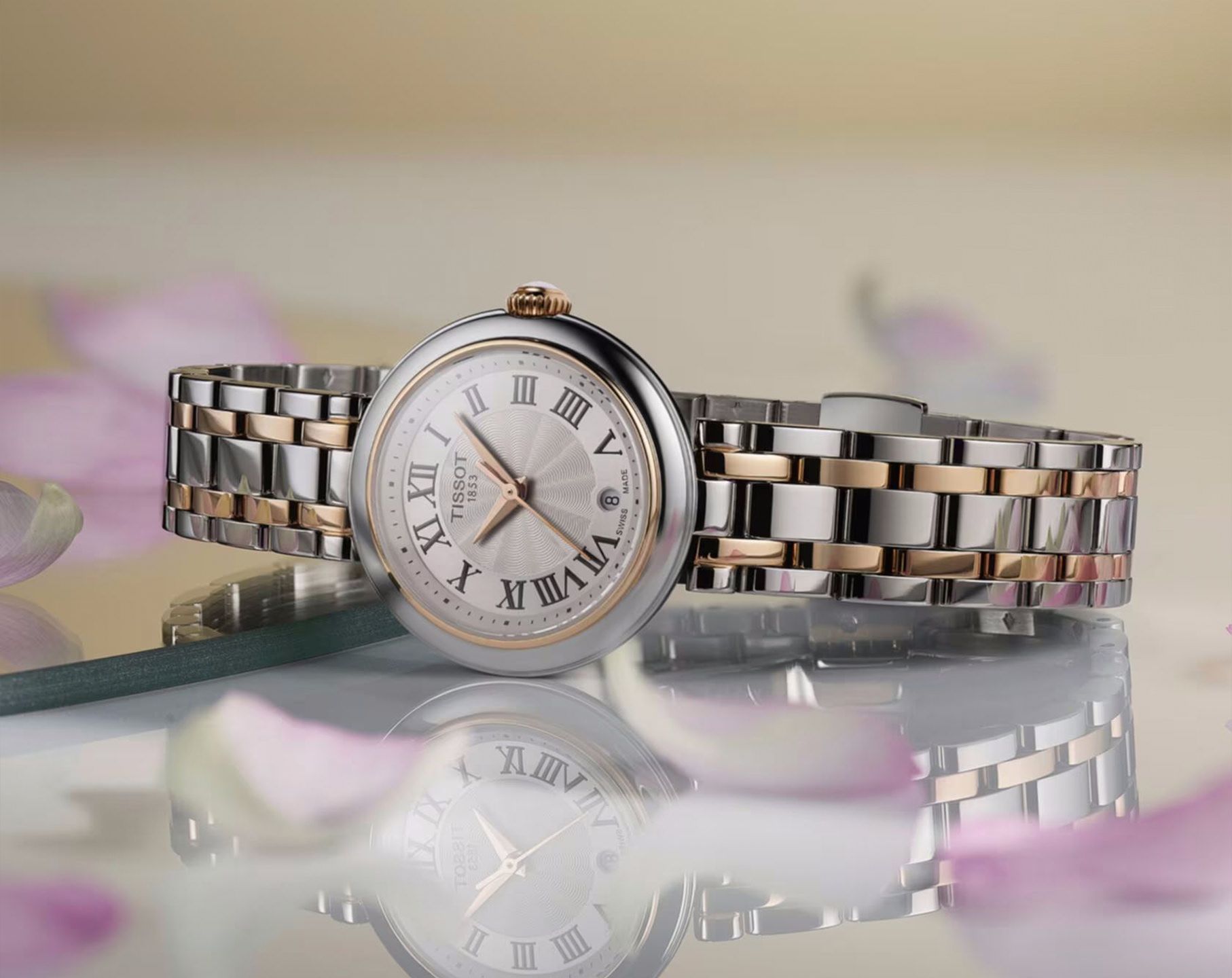 Tissot Tissot Bellissima 26 mm Watch in White Dial For Women - 7