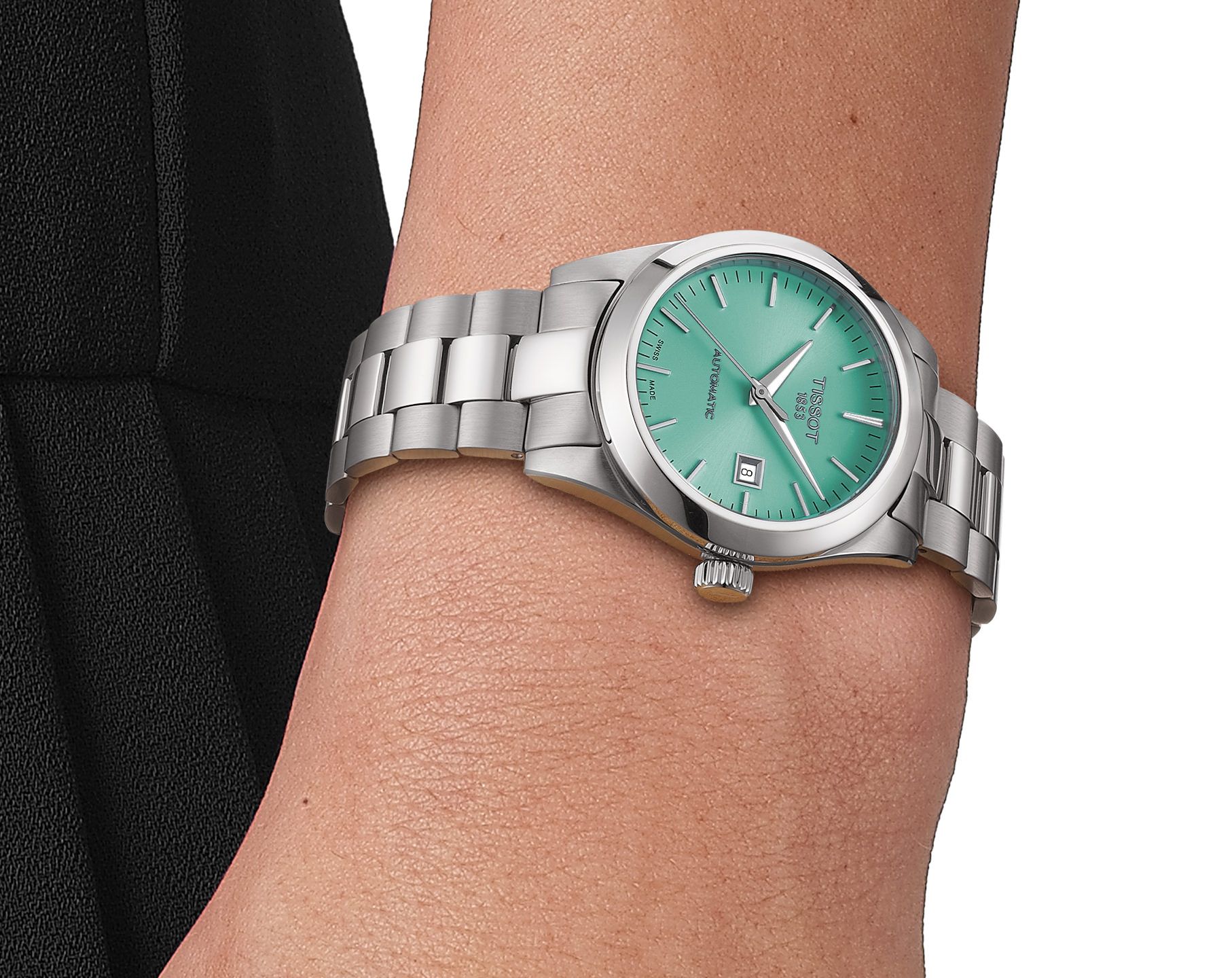 時計 TISSOT T-Classic Women's Automatic TISSOT T-Classic My Lady Automatic 29.3MM Blue Dial Women's