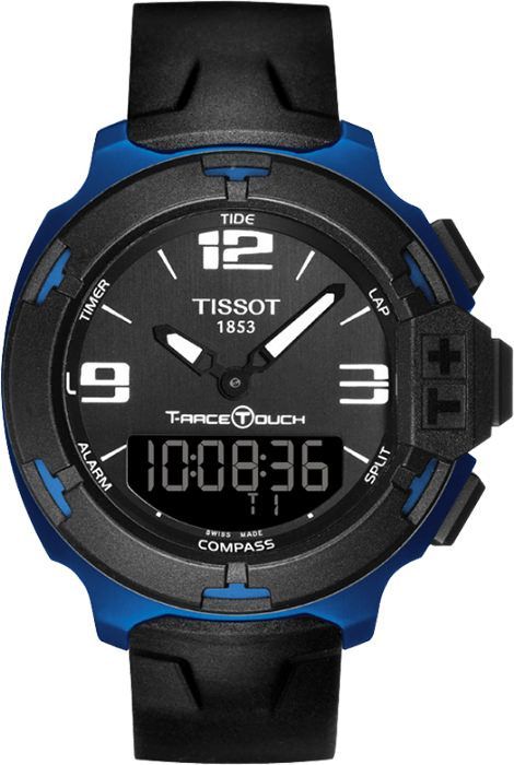 Tissot Touch Collection T Race Touch Black Dial 42 mm Quartz Watch For Men - 1