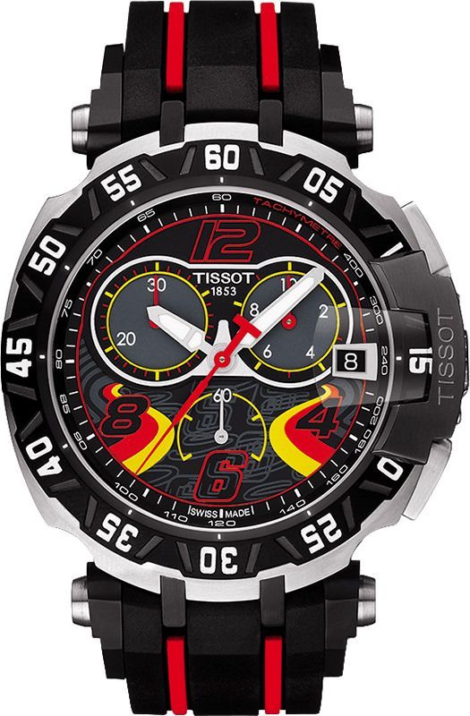 Tissot Special Collections T Race Black Dial 45 mm Quartz Watch For Men - 1