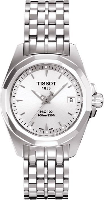 Tissot T-Sport PRC 100 Silver Dial 30 mm Quartz Watch For Women - 1