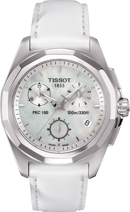 Tissot T-Sport PRC 100 MOP Dial 35 mm Quartz Watch For Women - 1