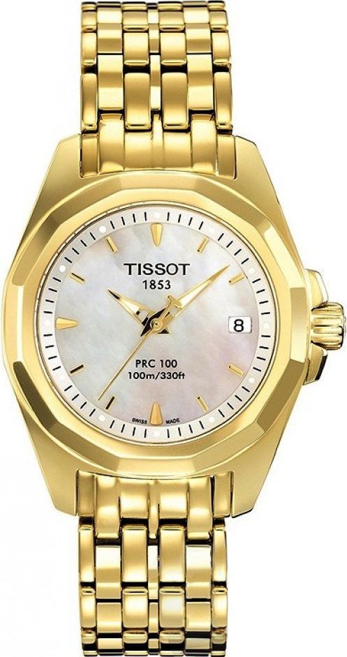 Tissot T-Sport PRC 100 MOP Dial 30 mm Quartz Watch For Women - 1