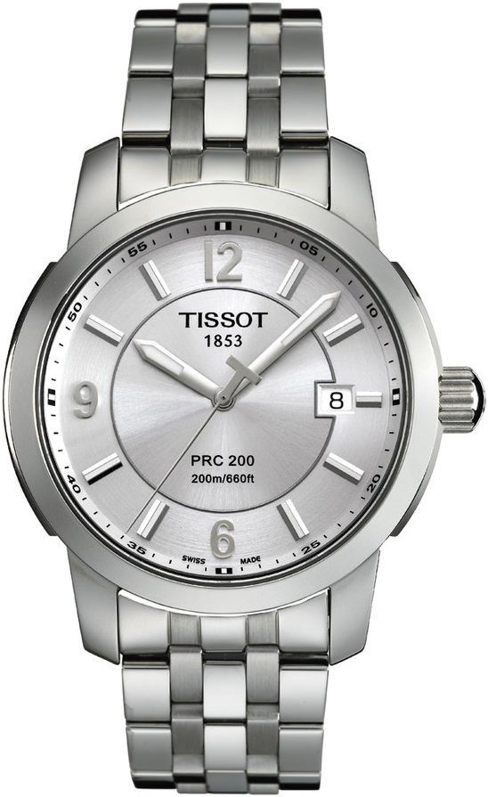 Tissot T-Sport Tissot PRC 200 Silver Dial 40 mm Quartz Watch For Men - 1