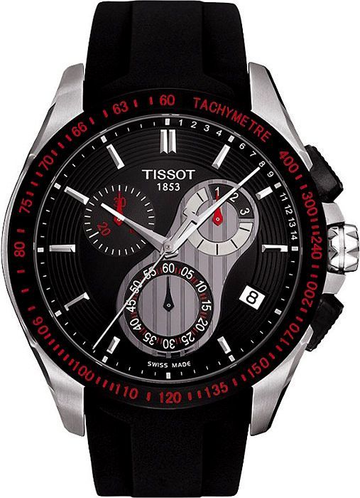 Tissot Veloci T 46 mm Watch in Black Dial For Men - 1