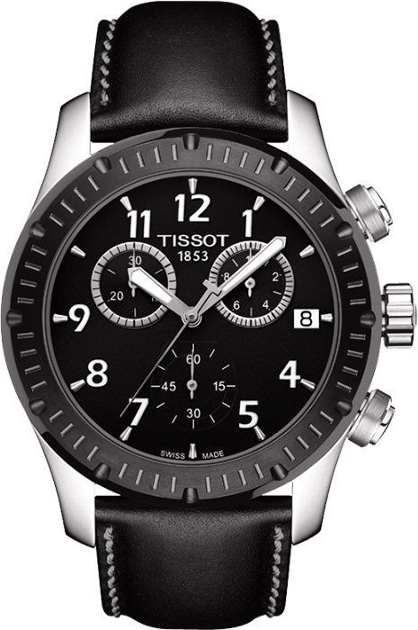 Tissot Tissot V8 43 mm Watch in Black Dial For Men - 1