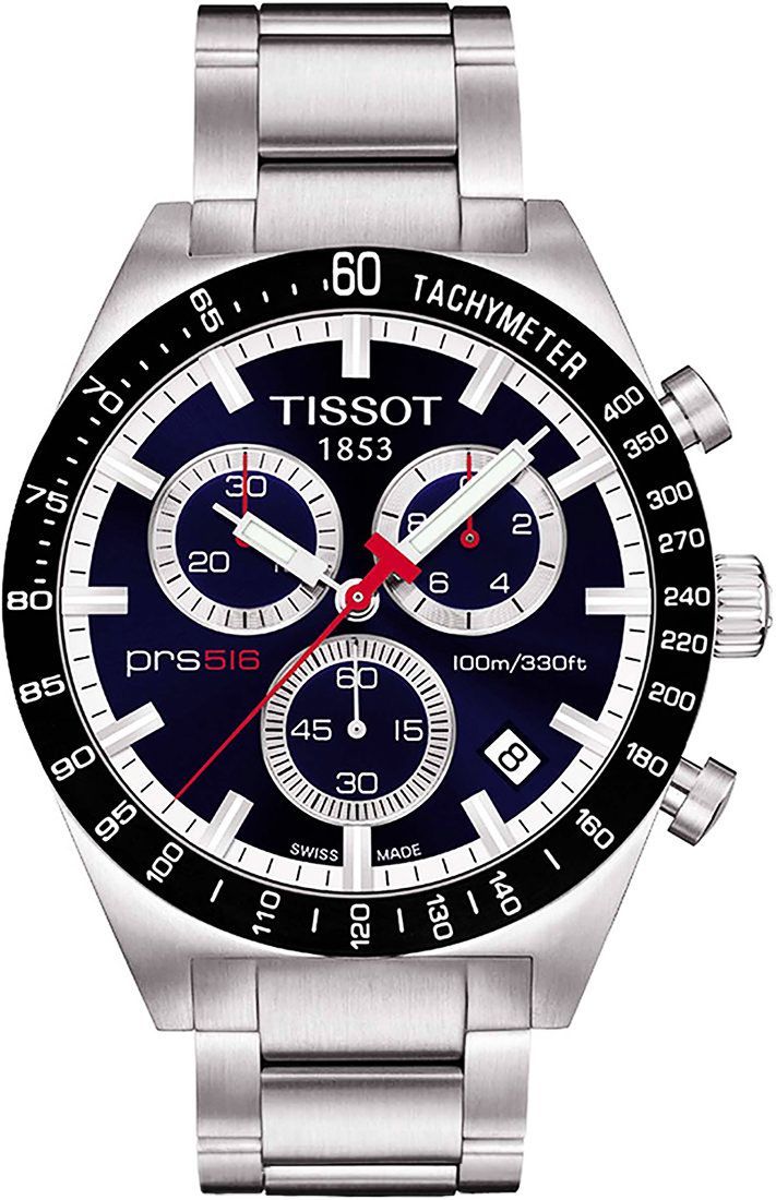 Tissot T-Sport Tissot PRS 516 Blue Dial 42 mm Quartz Watch For Men - 1