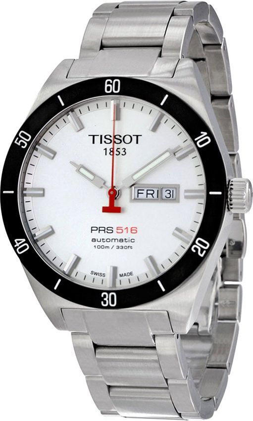Tissot T-Sport PRS 516 Automatic Gent Silver Dial 42 mm Automatic Watch For Men - 1
