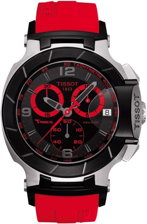 Tissot T-Sport  Black Dial 43 mm Quartz Watch For Men - 1