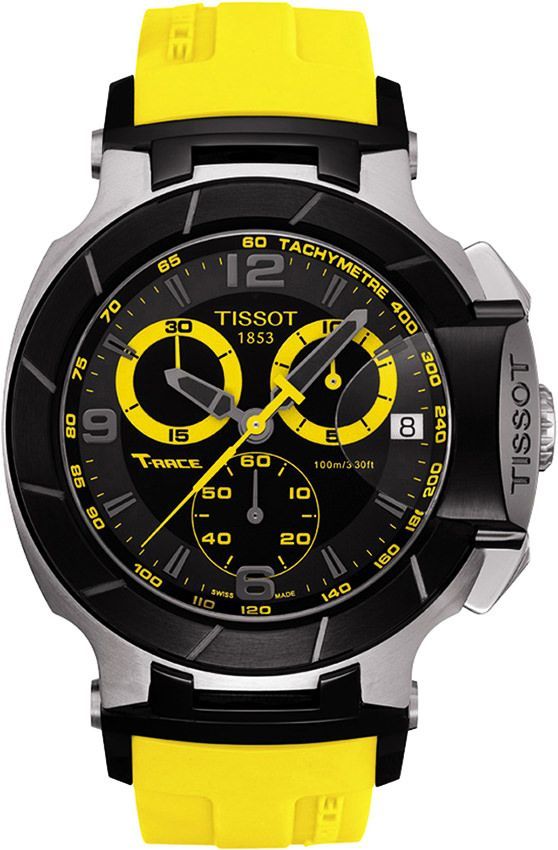 Tissot T-Sport  Black Dial 46 mm Quartz Watch For Men - 1