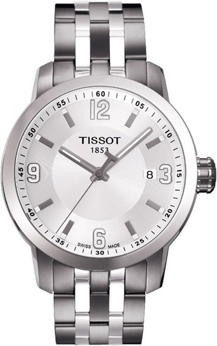 Tissot T-Sport Tissot PRC 200 White Dial 39 mm Quartz Watch For Men - 1