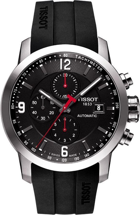 Tissot T-Sport Tissot PRC 200 Black Dial 44 mm Automatic Watch For Men - 1