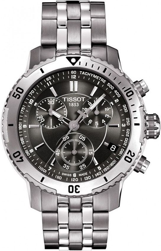 Tissot T-Sport Tissot PRS 200 Black Dial 42 mm Quartz Watch For Men - 1