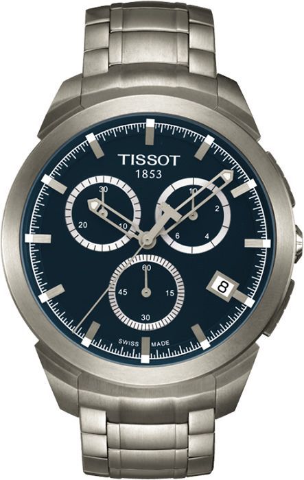 Tissot Titanium 43 mm Watch in Blue Dial For Men - 1