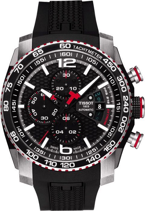 Tissot PRS 516 Extreme Automatic 44.4 mm Watch in Black Dial For Men - 1