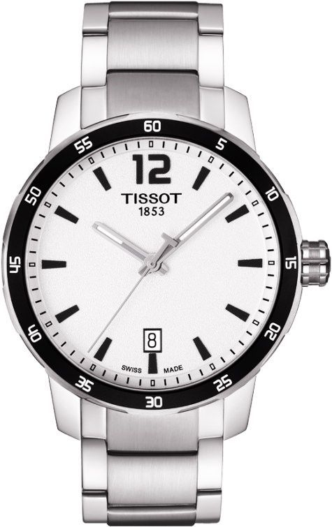 Tissot T-Sport Quickster Silver Dial 40 mm Quartz Watch For Men - 1
