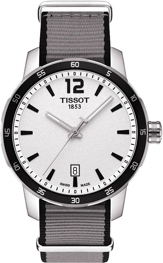 Tissot T-Sport Quickster Silver Dial 40 mm Quartz Watch For Men - 1