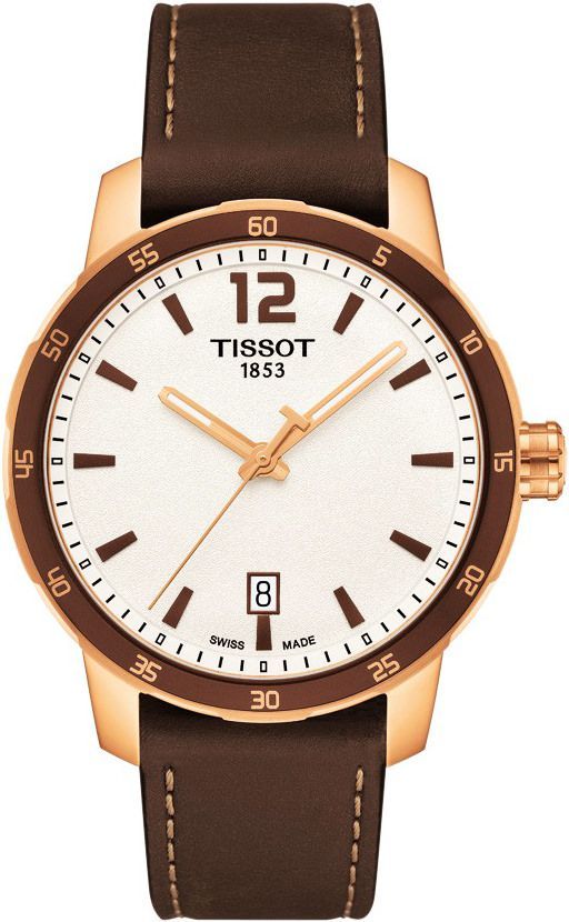 Tissot Tissot Quickster 40 mm Watch in Silver Dial For Unisex - 1